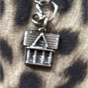 James Avery retired charm Silver House Pendant or charm .